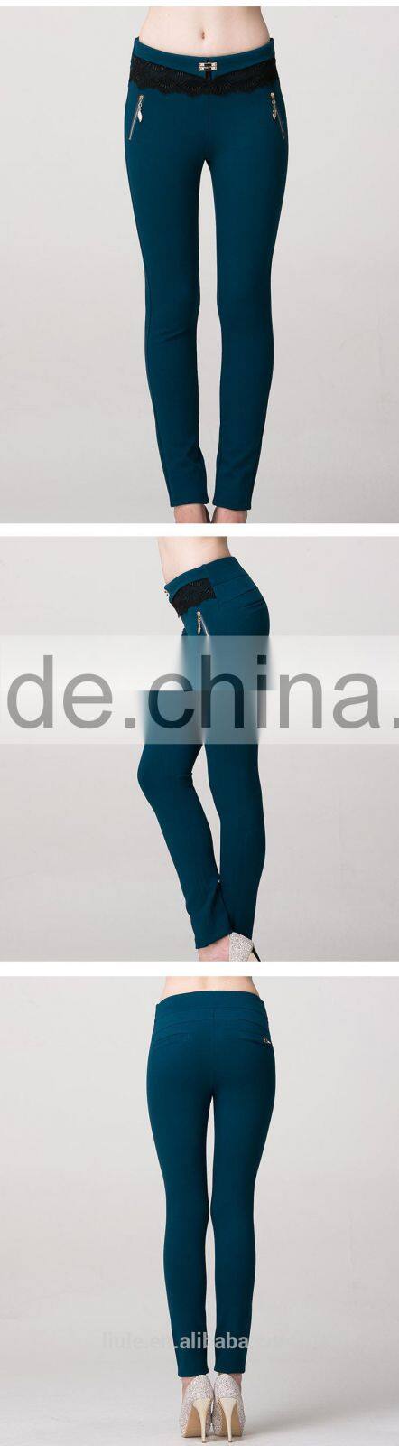 Latest Sexy Womens Stretch High Waist Pencil Pants Skinny Leggings Trousers