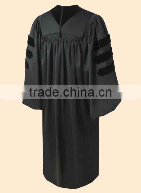 PHD graduation gowns with hood