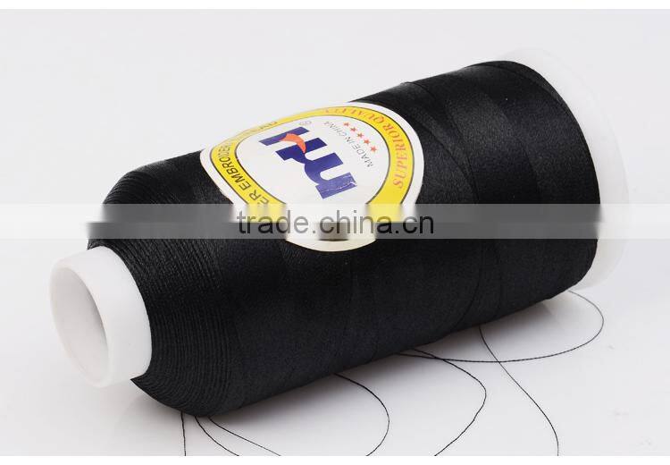 120D/2 100% Polyester embroidery thread from China manufacturer