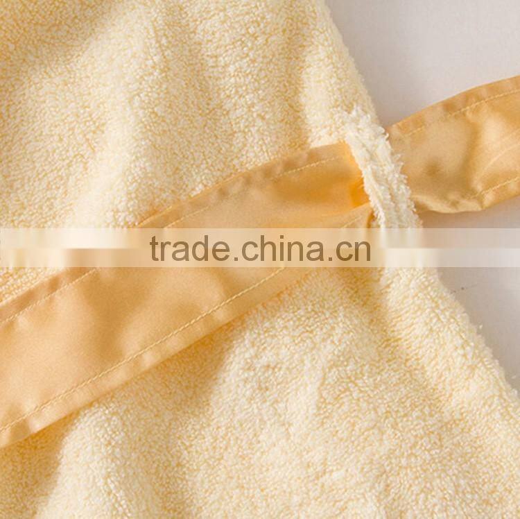 Soft kids hooded robe velour fabric and slippers