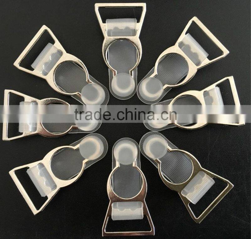 20mm 2017 Dubaa Trading Inc Sexy Lingeries Accessories Silver Garter Metal Suspender Clip NEW Style