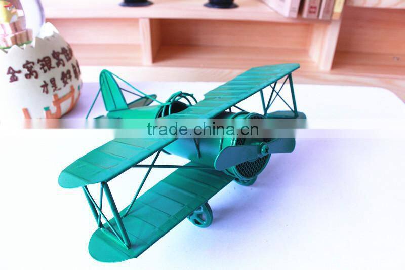 Metal Crafts Vintage Fighter Plane in 4 Tone