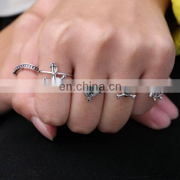 Trendy Personalized Corsair Ring Five Set Ring Wholesale