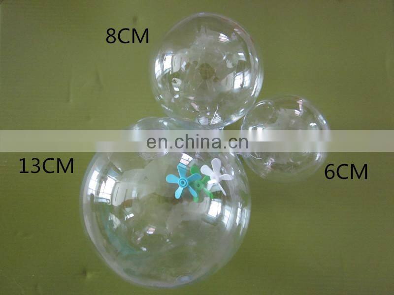 Plastic Transparent Chtistmas Ball dia.6cm,8cm and 10cm