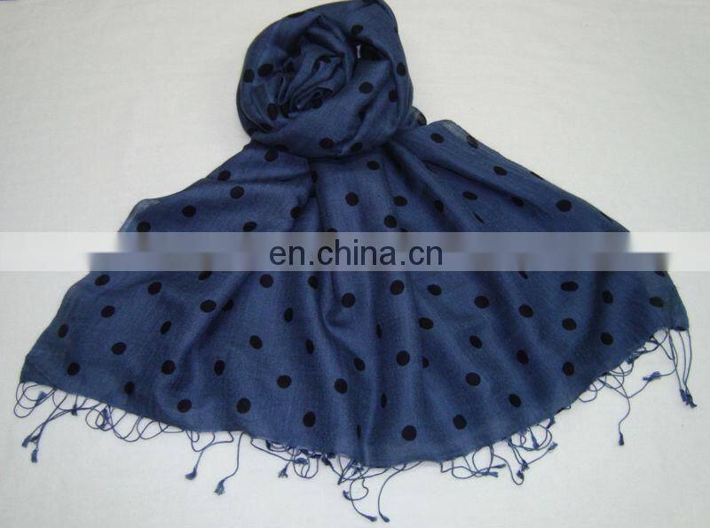 Polka dot prints pashmina scarves