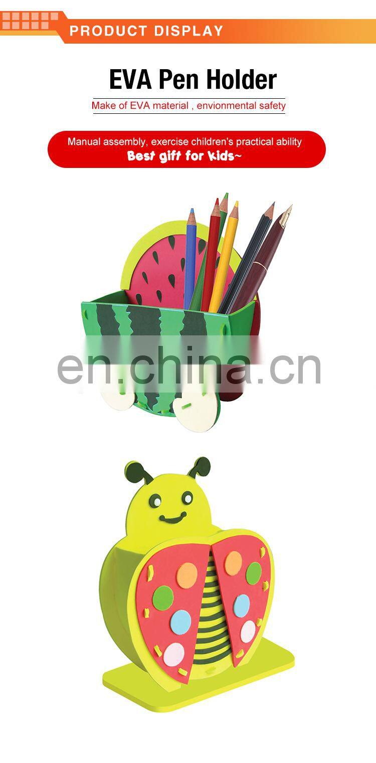 Toy Supply EVA DIY Soft Foaming Rubber Funny Pen Holder