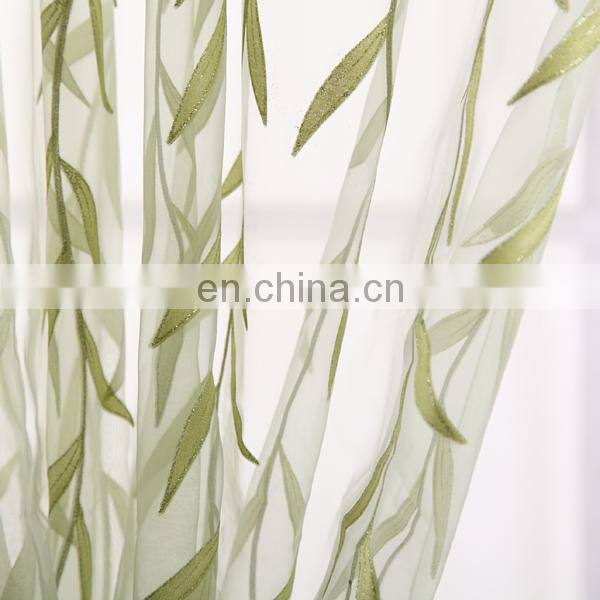 Fancy Pink New Design Window Fabric Organza Curtain