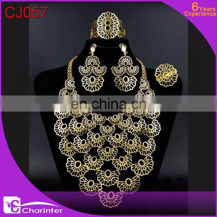 jewelry set 18k gold fashion jewelry set big costume jewelry set african jewelry sets