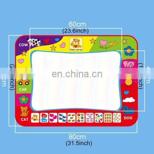 Dropshipping Children Rainbow Color Magic Doodle Water Drawing Mat with 2 Pen, Size: 80cm x 60cm