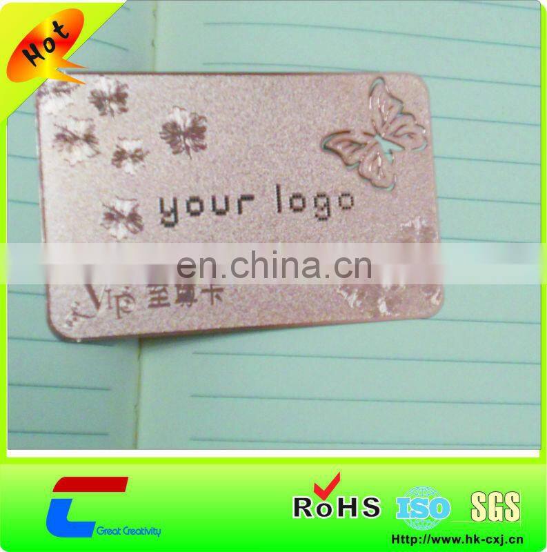 custom size stainless steel material custom handbag metal tags