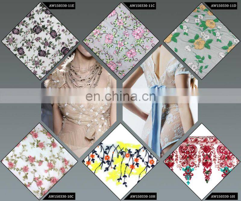 Guangzhou african lace embroidery fabric;african lace fabric embroidery;embroidery african lace fabric for wedding dress