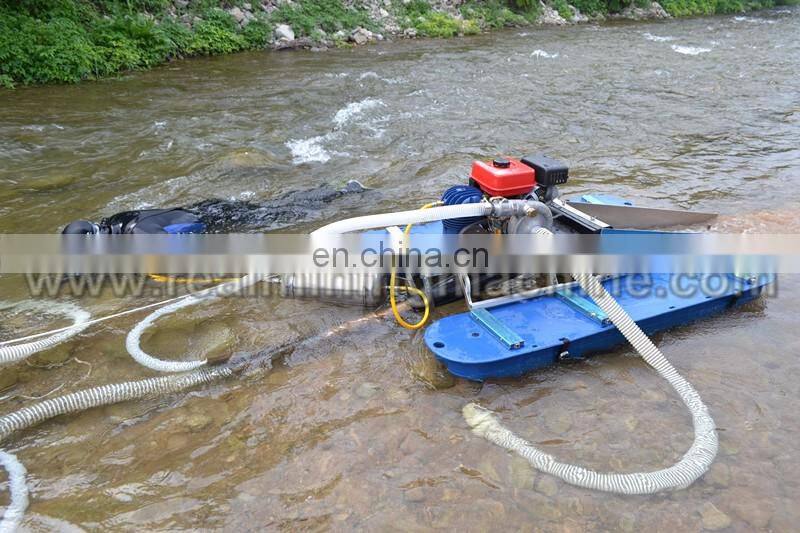 2.5" pump gasoline engine 4HP power jet gold mining dredge