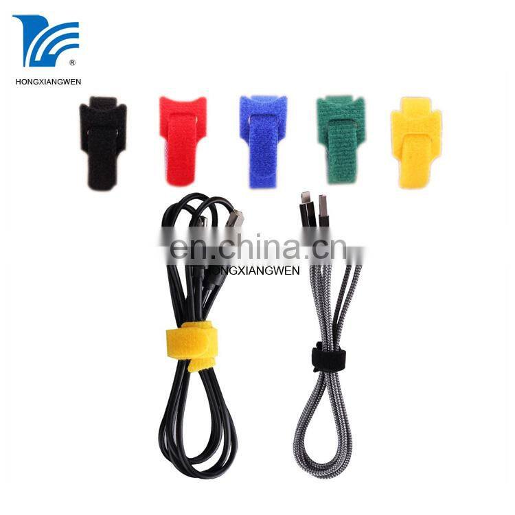 Industrial releasable flexible  reusable hook and loop nylon cable ties