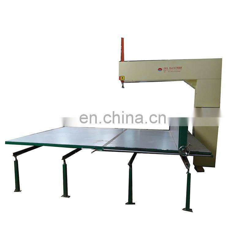 Manual vertical and horizontal sponge cutting machine