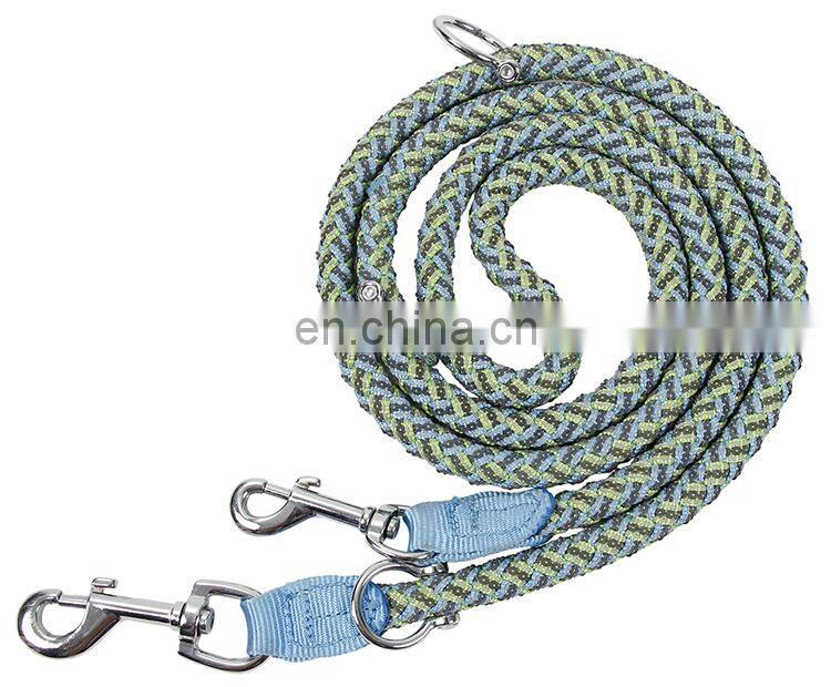 Manufacture Sell High Quality Nylon Pet Double Dog Collar Leash Material