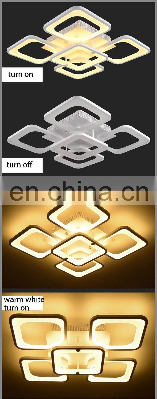 Hot selling square LED ceiling light for living room
