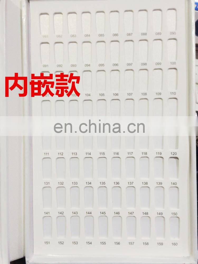160 Tips included Gel Polish UV Gel Color Display Nail Art Card Book with Lock