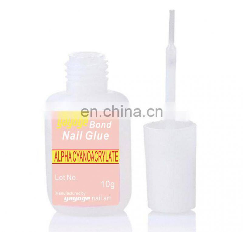 False Nail Glue With Brush Press On Nail No Glue