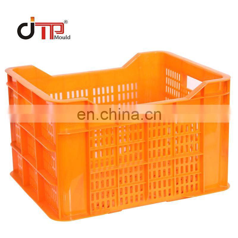Huangyan high polished mesh crate mould plastic injection mould
