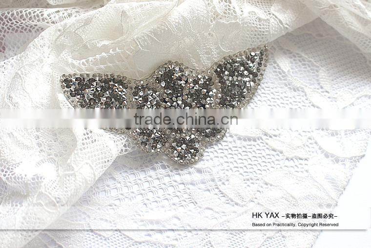 X0912 hot fix rhinestone patches ,rhinestone patches for clothing decoration,patches for clothing