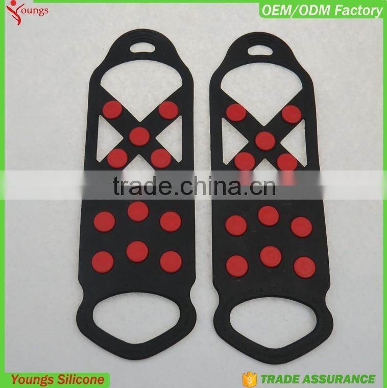 2016 eco-friendly anti-slip Over Shoe Studded Snow Grips Ice Grips Anti Slip Snow Shoes Crampons Cleats 11 studs