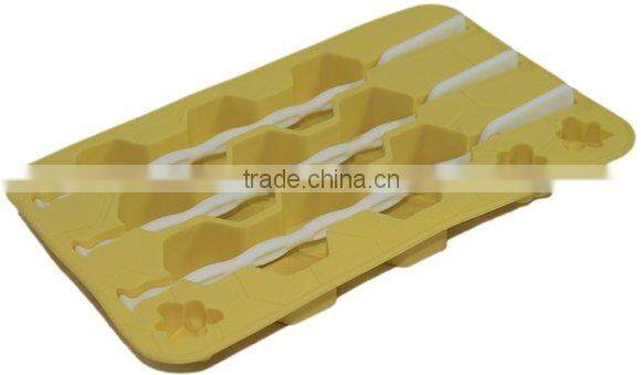 poker style 100% food grade Silicone ice tray