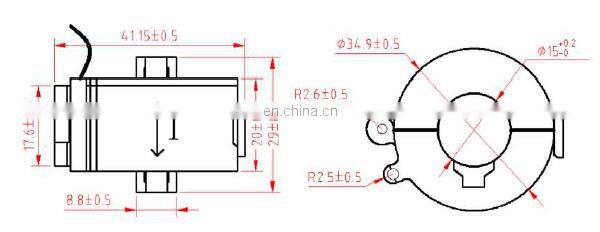Acrel AEW100-D20X/TN wireless energy meter Lora 470NHZ with Temperature measurement