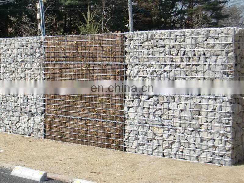 Gabion Iron Wire Mesh Stone Cage Wire Mesh Yard Fence For Garden