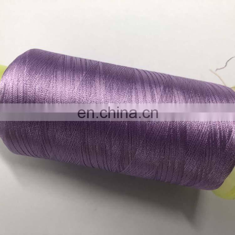 high quality 120d / 3 120d / 2 100% polyester rayon embroidery floss