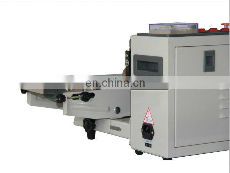 Continuous Plastic Film Bag Sealing Machine FR-770,steel wheel printing code date ,bath number printed