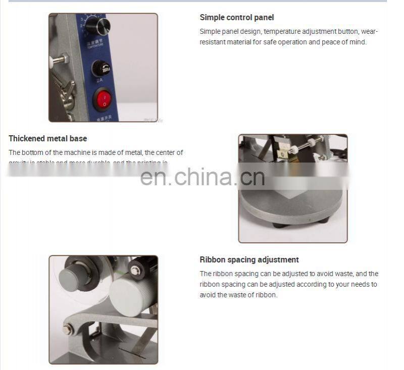 YTK Brand DY-8 manual date inkjet code date printer printing machine