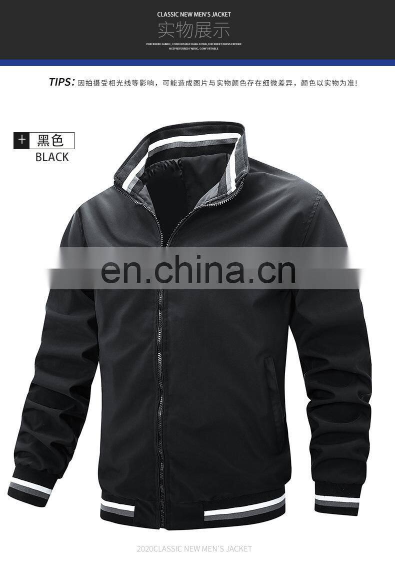 Factory wholesale new style casual jacket for men slim coat spring and autumn men's cloth trend thin men's jacket
