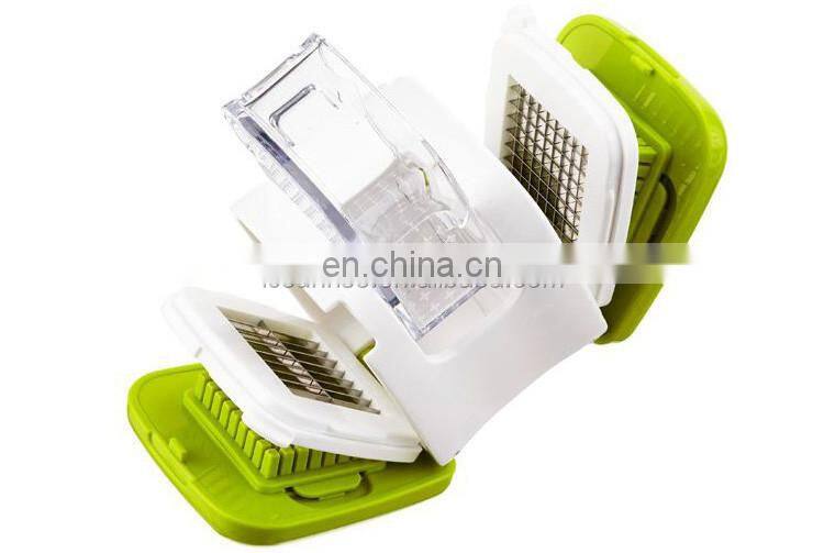 Hot Selling 3 in 1 Stainless Steel Slice Dice Garlic Crusher