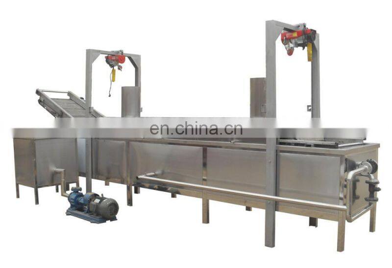 Automatic commercial potato chips fryer machine semi auto small sweet potatoes chip gas batch frying equipment price for sale