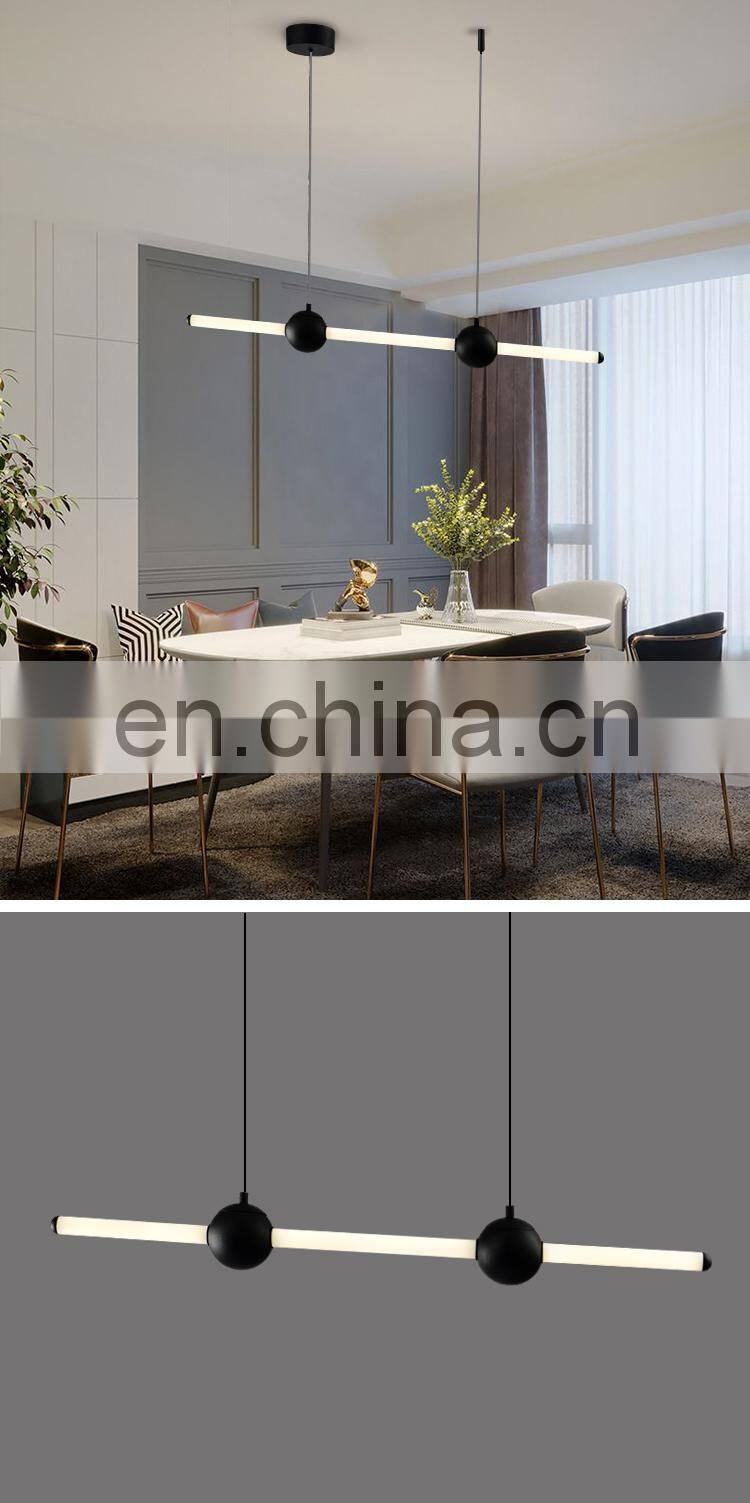 HUAYI Energy Saving Simple Style Living Room Decorative Aluminum Acrylic 14W LED Pendant Light