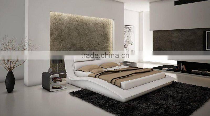 2016 wooden bed designs bedroom set on promotion