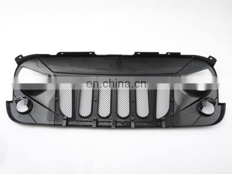 ABS Grille With Mesh for Jeep Wrangler JK 2007-2017 4x4 Accessories Maiker Manufacturer Front Car Grills
