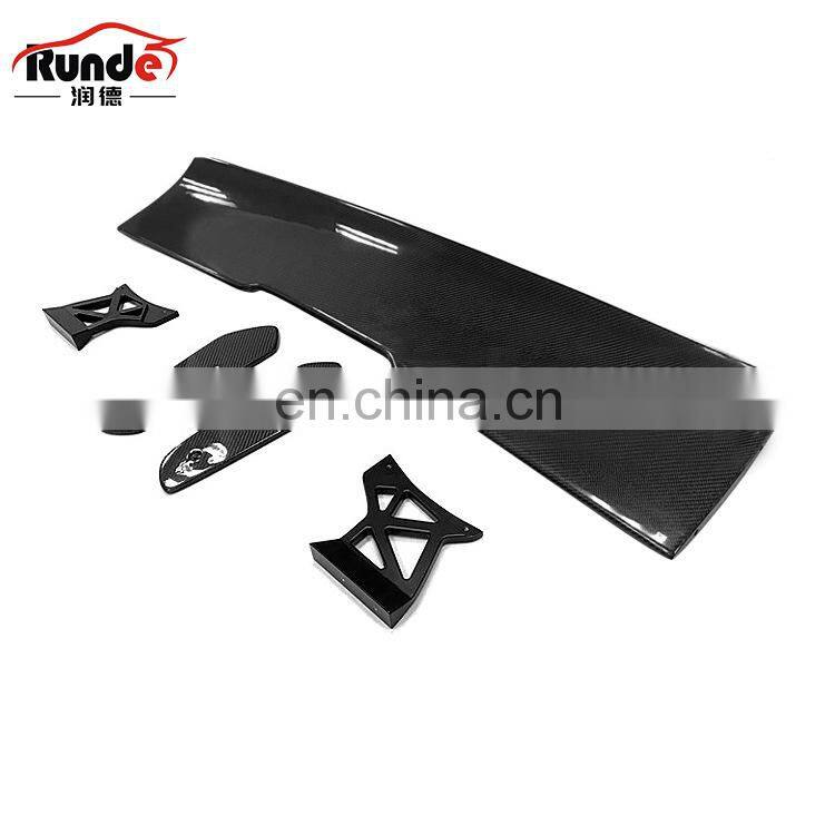 Runde Advanced Carbon Fiber Rear Spoiler For Bmw F80 F82 M3 M4 GTS Style Carbon Fiber 2014-2019 Car Rear Wing
