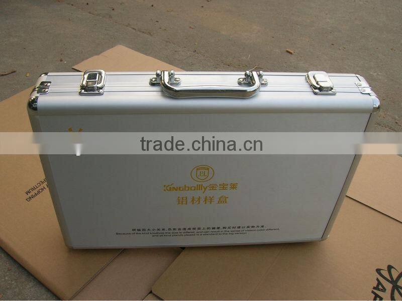 aluminum display coin case with ABS shell and plywood
