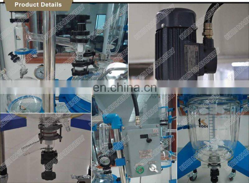 PGR Model Double Layer Jacket Glass Reactor