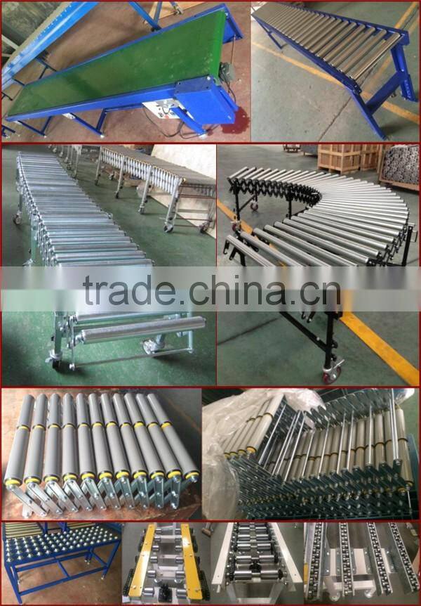 Customized flexible roller conveyor for airport used