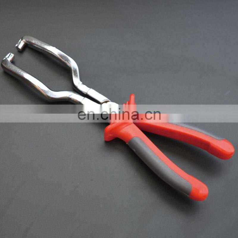 Fuel Line Clip Pipe Plier Disconnect Removal Tool Car Hose Clamp Plier Car Angled Clip Plier Tube Bundle Removal Repair Tool