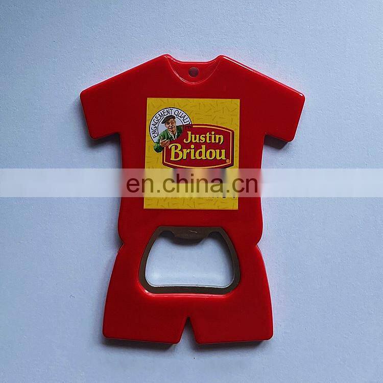 Customize Football Sport Wear Soccer Jersey Bottle Opener