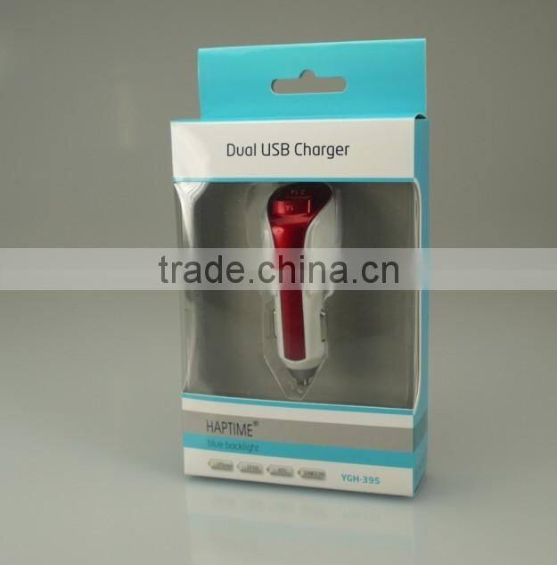 2016 New Dual USB Car Fast Smart Mobile Phone Charger for iphone 6s