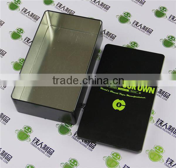 Attractive Metal Tin Cigar Box