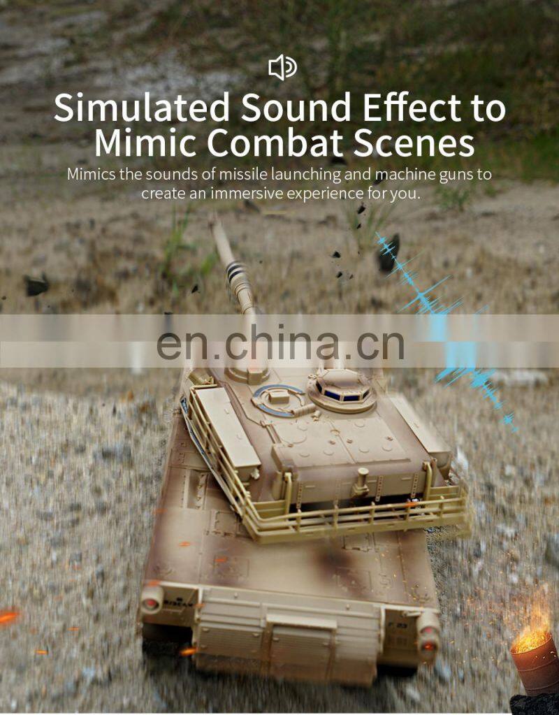 JJRC Q90 RC Tank KidToy Turret Rotation Military Battle Tank