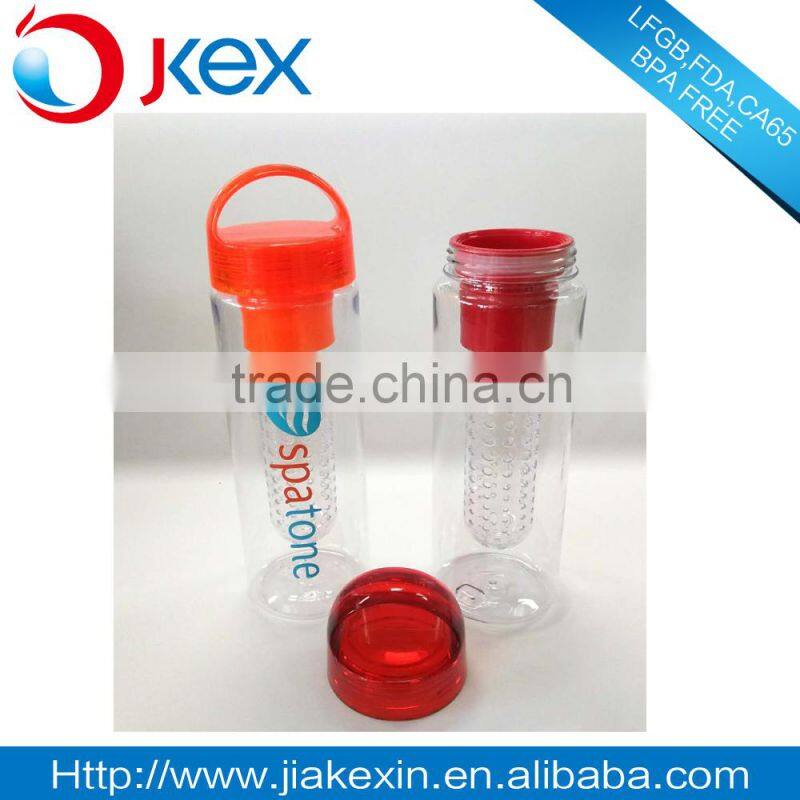 water bottle fruit infuser with sport top
