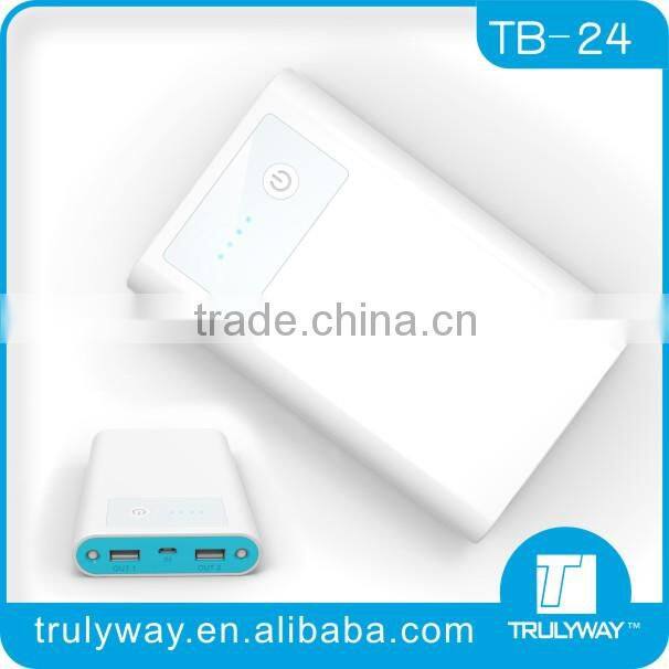 Hign capacity 15600mAh power bank with 6 li-ion battery