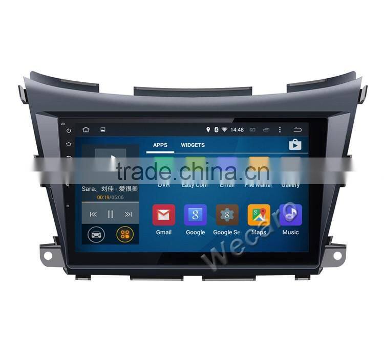 Wecaro WC-NM1025 10.2 inch android 4.4/5.1 car stereo audio for nissan murano car dvd player gps 2015 2016 Wifi 3G GPS Radio RDS