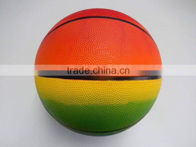 Customized multicolor basketball size 7